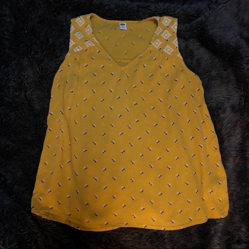 Yellow patterned Tank